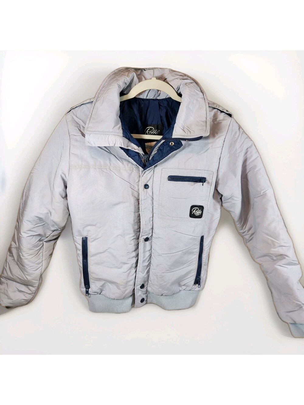 Vintage Roffe Ski wear JR DIABLO Coat Jacket Parka W/Small, Y/16